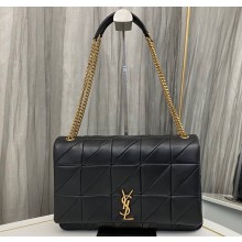 Saint Laurent jamie large Shoulder bag in lambskin 761908 Black