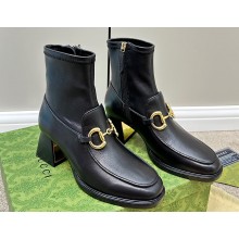 Gucci Heel 5cm boots with Horsebit 719830 Black 2023