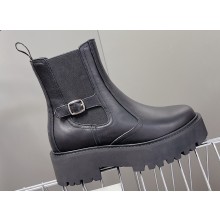 Celine Bulky Chelsea Boots In Calfskin Black 2023