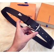 Louis Vuitton Width 3.5cm Double Sides Belts Black 2018