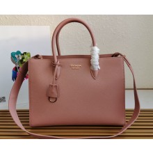 Prada Large Saffiano Leather Handbag 1ba153 Pink 2023
