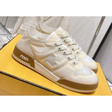 Fendi Match mesh low tops Sneakers Beige 2023