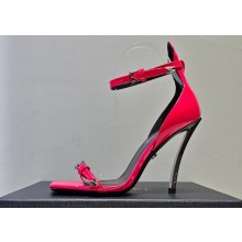 Versace Heel 10cm Pin-Point Sandals Fuchsia 2023