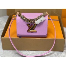 Louis Vuitton Epi grained leather Twist PM Bag M22098 Lilas Provence Violet 2023