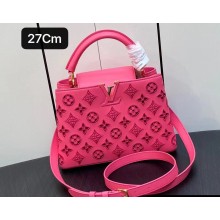 Louis Vuitton LV Broderie Anglaise Capucines BB Bag M22922 Pink 2023