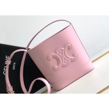 Celine MINI BUCKET CUIR TRIOMPHE Bag in SMOOTH CALFSKIN 10L433 Pink