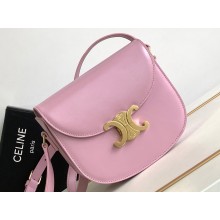 Celine BESACE CLEA BAG in Shiny calfskin 110413 Pink