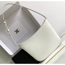 Celine Medium Celine Croque Bag in SHINY CALFSKIN 112273 White