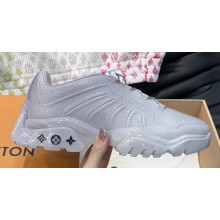Louis Vuitton Men's Millenium Sneakers Top Quality Gray 2023