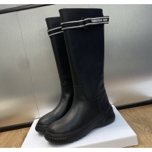 Dior D-Racer Boots in Calfskin Black 2023