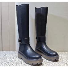 Valentino One Stud boots in calfskin Black 2023