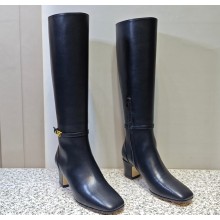 Valentino Heel 4.5cm Tan-Go boots in calfskin leather Black 2023