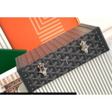 Goyard Vendôme Jewellery Case Bag Dark Gray