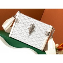 Goyard Cassette Trunk Bag White
