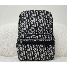 Dior Safari Backpack Bag in Beige and Black Dior Oblique Jacquard 2023