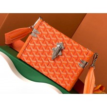 Goyard Cassette Trunk Bag Orange