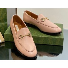 Gucci Horsebit with crystals Jordaan loafers 759918 Leather Pink 2023