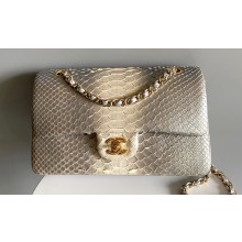 Chanel Python Medium Classic Handbag 1112 04 2023