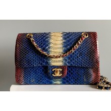 Chanel Python Medium Classic Handbag 1112 06 2023