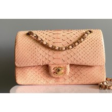Chanel Python Medium Classic Handbag 1112 07 2023