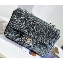 Chanel Strass and Crystal Small Classic Handbag A01116 Black 2023