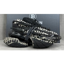 Balmain Neoprene and leather Unicorn Women/Men low-top Sneakers 05 2023
