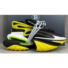 Balmain Neoprene and leather Unicorn Women/Men low-top Sneakers 08 2023