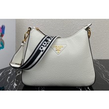 Prada leather bag 1BC178 White 2023