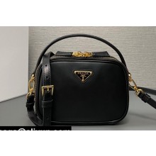 Prada Odette leather mini-bag 1BH203 Black 2023