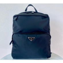 Prada Re-Nylon and Saffiano leather backpack Bag 2VZ104 Black 2023