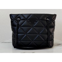 Prada Spectrum Small Shoulder Tote Bag 1BG298 Black 2023