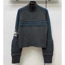 Louis Vuitton Contrast Accent Pullover Charbon 2023