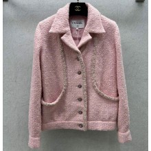 Chanel Wool & Cotton Tweed Jacket P75791 Pink 2023