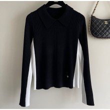 Chanel CC Logo Top Black/White 2023
