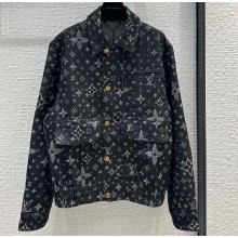 Louis Vuitton Monogram Printed Denim Jacket 1AF318 2023