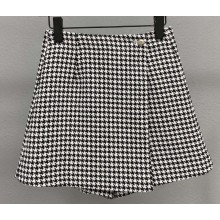 Dior Skort in Black and White Houndstooth Wool 2023