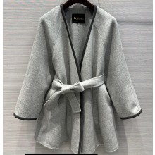 Loro Piana Cashmere August Coat Gray 2023