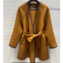 Loro Piana Cashmere August Coat Brown 2023