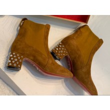 Christian Louboutin 5.5cm Study 55 Low boots leather CL28 Suede Brown 2023