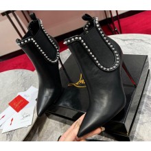 Christian Louboutin 10cm Low boots leather CL10 Studs Black 2023