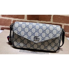 Gucci Ophidia mini bag 764961 GG Canvas Beige/Blue 2024