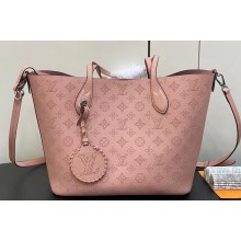 Louis Vuitton Mahina perforated calfskin leather Blossom MM Bag M21851 Rose Jasmin 2023