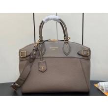 Louis Vuitton Taurillon leather Lock It MM Bag M22927 Earth 2023