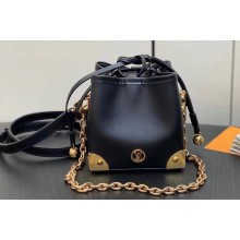 Louis Vuitton LV Charms Noe Purse Bag M82886 Leather Black 2023