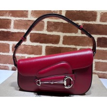 Gucci Horsebit 1955 small shoulder bag 764155 leather Red