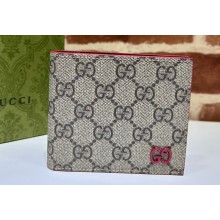 Gucci Wallet with GG detail 768243 Beige/Red
