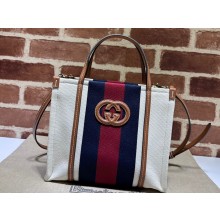 Gucci Mini Interlocking G tote bag 727735 White cotton canvas 2024