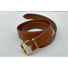 Miu Miu Leather belt Caramel 2023