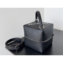 Balenciaga Small 4x4 Leather Top Handle Bag In Black 2023