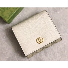 Gucci GG Marmont medium wallet 598587 White